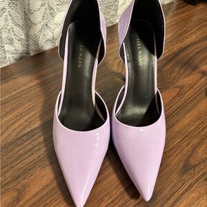Lavender Pointed Toe Heels